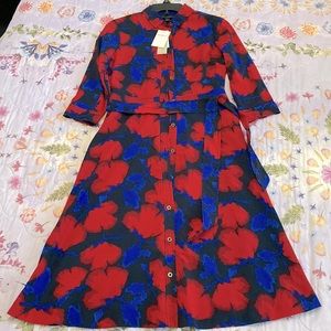 NWT Banana Republic Collar Button Down Dress